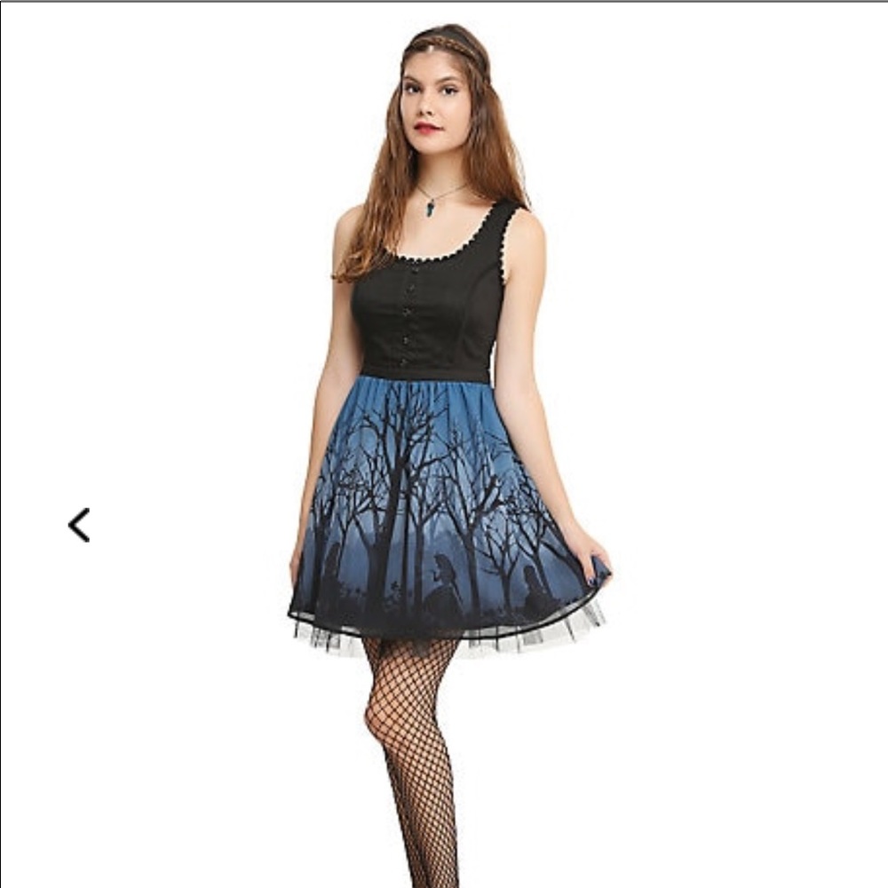 Hot Topic Disney Alice in Wonderland Corset Dress